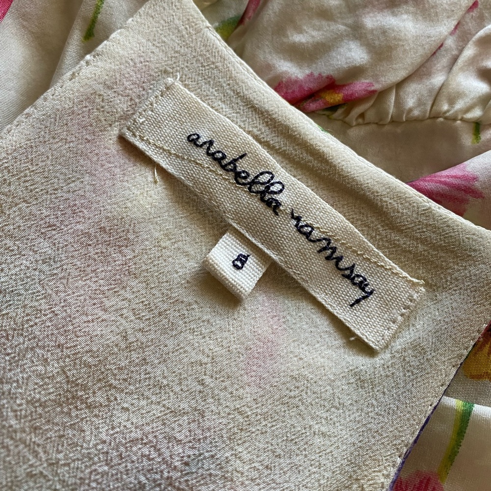 Vintage Arabella Ramsay floral silk dress - Picture 2 of 5